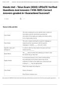 Needs Met - Telus Exam &lpar;2025&rpar; UPDATE Verified Questions And Answers &vert; With 100&percnt; Correct Answers graded A&plus; Guaranteed Success&excl;&excl;