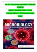 Test Bank for Microbiology for the Healthcare Professional 3rd Edition &vert; VanMeter & Hubert &vert; Verified Questions & Answers &lpar;2025&sol;2026 Edition&rpar;