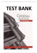 Test Bank for Criminal Justice in Canada 8th Edition by Colin H&period; Goff isbn- 9780176899264 All Chapters 1-12 Latest Complete Edition Graded A&plus;