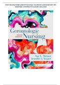 Gerontologic Nursing &ndash; 6th Edition by Marilyn E&period; Meiner &vert; Complete Test Bank and Comprehensive Study Guide 2024&ndash;2025