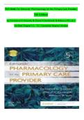 Test Bank for Edmunds&rsquo; Pharmacology for the Primary Care Provider&comma; 5th Edition &vert; Verified Questions & Answers &vert; Updated 2025&sol;2026 Edition