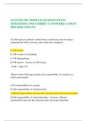  SANS SEC401 MODULE QUIZZES EXAM QUESTIONS AND CORRECT ANSWERS LATEST 2025-2026 UPDATE