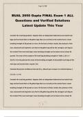 NURS 5432 Final Exam 