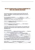 SPA 621 CLASSIFICATION OF APHASIA &lpar;POWERPOINT &num;4&rpar; WITH 100&percnt; VERIFIED SOLUTIONS&excl;&excl;