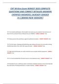 CNT Written Exam 2025 &ndash; Certified Nursing Technician Knowledge Assessment