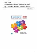 E-Commerce 2021&colon; Business&comma; Technology&comma; and Society &ndash; 16th Edition &ndash; Kenneth C&period; Laudon &ndash; Complete Test Bank &lpar;Chapters 1&ndash;12&rpar;