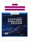 TEST BANK Systems Analysis and Design 12th Edition by Tilley Scott Chapters 1 - 12, Complete