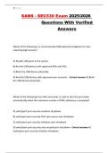 SANS - SEC530 Exam 2025&sol;2026 Questions With Verified Answers
