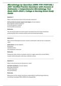 Microbiology by OpenStax &lpar;ISBN&colon; 978-1938168&rpar; &vert; 250&plus; Verified Practice Questions with Answers & Rationales &vert; Comprehensive Microbiology Test Bank 2025&ndash;2026 &vert; College & Nursing Exam Study Guide