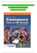 TEST BANK - NANCY CAROLINE&rsquo;S EMERGENCY CARE IN THE STREETS&comma; 8TH EDITION BY NANCY CAROLINE CHAPTERS 1 - 53 &vert; ALL CHAPTERS &emsp;