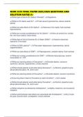 NURS 3335 FINAL PAPER 2025&sol;2026 QUESTIONS AND SOLUTION RATED A&plus;