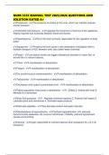 NURS 3335 MANUAL TEST 2025&sol;2026 QUESTIONS AND SOLUTION RATED A&plus;