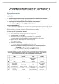 Samenvatting Principes van de psychometrie -  Onderzoeksmethoden en technieken I: psychometrie