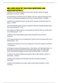 QBA CORE EXAM SET 2025&sol;2026 QUESTIONS AND SOLUTION RATED A&plus;