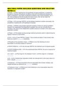 QBA FINAL PAPER 2025&sol;2026 QUESTIONS AND SOLUTION RATED A&plus;