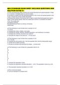 QBA STANDARD EXAM SHEET 2025&sol;2026 QUESTIONS AND SOLUTION RATED A&plus;