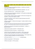 QBA STUDY GUIDE 2025&sol;2026 QUESTIONS AND SOLUTION RATED A&plus;