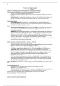 Master forensische orthopedagogiek&colon; College aantekeningen Forensische Orthopedagogiek