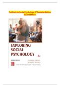Test Bank for Social Psychology&comma; 8th Canadian Edition &lpar;8CE&rpar; by David G&period; Myers and Jean M&period; Twenge