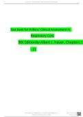 Test Bank for Wilkins' Clinical Assessment in Respiratory Care 9th Edition by Heuer ISBN 9780323696999