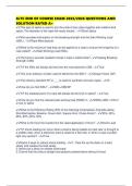 SLTC END OF COURSE EXAM 2025&sol;2026 QUESTIONS AND SOLUTION RATED A&plus;