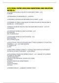SLTC FINAL PAPER 2025&sol;2026 QUESTIONS AND SOLUTION RATED A&plus;