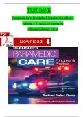 Test Bank for Paramedic Care&colon; Principles & Practice&comma; Volume 4&comma; 6th Edition by Bryan Bledsoe&comma; Robert Porter & Richard Cherry &lpar;2025&ndash;2026 Edition&rpar;