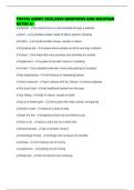 TRAVEL AGENT 2025&sol;2026 QUESTIONS AND SOLUTION RATED A&plus;