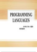 Programming language