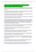 TRAVEL AGENT COMPREHENSIVE EXAM 2025&sol;2026 QUESTIONS AND SOLUTION RATED A&plus;