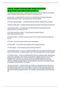 TRAVEL AGENT EVALUATION EXAM 2025&sol;2026 QUESTIONS AND SOLUTION RATED A&plus;