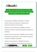 MHIC Exam Questions & Answers &lpar;2025&sol;2026&rpar; &ndash; Licensing&comma; Contracts&comma; OSHA&comma; Business Law &ndash; Maryland Home Improvement Commission