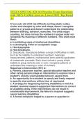 TEXES SPECIAL ED 161 Practice Exam Questions with 100- Verified Answers Latest 2025 Top Rated A&plus;