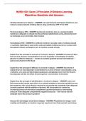 NURS 4301 Exam 3 Principles Of Dialysis Learning Objectives Questions And Answers 
