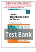 TESTBANK CLAYTON&rsquo;S BASIC PHARMACOLOGY FOR NURSES 19TH EDITION BY MICHELLE J&period; WILLIHNGANZ&comma; SAMUEL L&period; GUREVITZ AND BRUCE&period;