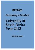 BTE2601 BECOMING A TEACHER&lpar;ASSIGNMENT&rpar;