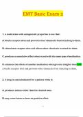 EMT Basic Exam 2 2025 &vert; Verified Questions & Answers &vert; Graded A&plus;