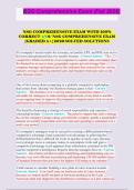 NSG COMPREHENSIVE EXAM WITH 100&percnt; CORRECT ANS&sol; NSG COMPREHENSIVE EXAM &lbrace;GRADED A&plus;&rcub; 2026 SOLVED SOLUTIONS