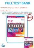 Test Bank for The Language of Medicine&comma; 13th Edition by Davi-Ellen Chabner&period;&vert;&vert;Chapters 1-23 covered&period;&vert;&vert;Graded A&plus;&period;