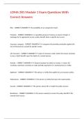 LOMA 281 Module 1 Exam Questions With Correct Answers&period;