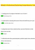 Milady&rsquo;s Professional Barbering Comprehensive Test 2025&ndash;2026 &vert; Verified Q&A &vert; Graded A&plus;