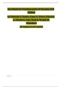 Fundamentals of Nursing &lpar;12th Edition&comma; Patricia A&period; Potter&comma; Anne G&period; Perry&comma; Patricia A&period; Stockert&comma; Amy Hall & Wendy R&period; Ostendorf&rpar; &ndash; Complete Test Bank &lpar;Chapters 1&ndash;50&rpar; with Answers and Rationales
