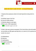 HESI RN Exit Case Study&colon; Schizophrenia 2025 &vert; Verified Q&A &vert; Graded A&plus;