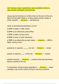 HNF 150 MSU EXAM 3 QUESTIONS AND ANSWERS RATED A&plus;  NEW UPDATE ASSURED SATISFACTION