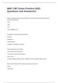 NMC CBT Exam Practice 2023 Questions and Answers