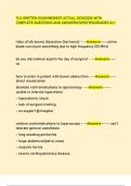 FLS WRITTEN EXAM&sol;NEWEST ACTUAL 2025&sol;2026 WITH  COMPLETE QUESTIONS AND ANSWERS&sol;VERIFIED&sol;GRADED A&plus;&sol;