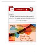 Test Bank Complete&lowbar; Public Health Nursing&colon; Population-Centered Health Care In The Community 11th Edition&comma; &lpar;2024&rpar; By Marcia Stanhope & Jeanette Lancaster&vert; All Chapter 1-20&vert; Latest Version With Well Detailed And Verified Answers&vert; Grade A&plus;