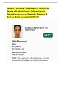 i-Human Case Study&colon; Lillie Hammond&comma; 24-Year-Old Female with Mood Changes &vert; Comprehensive Psychiatric Assessment&comma; Diagnostic Reasoning & Evidence-Based Management &lpar;NR602&rpar;