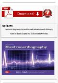 TEST BANK Electrocardiography for Healthcare Professionals 6th Edition by Kathryn Booth Chapter 1 to 15 &vert;&vert;Complete A&plus; Guide