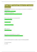Final CHW Actual Exam & All correct Answers  